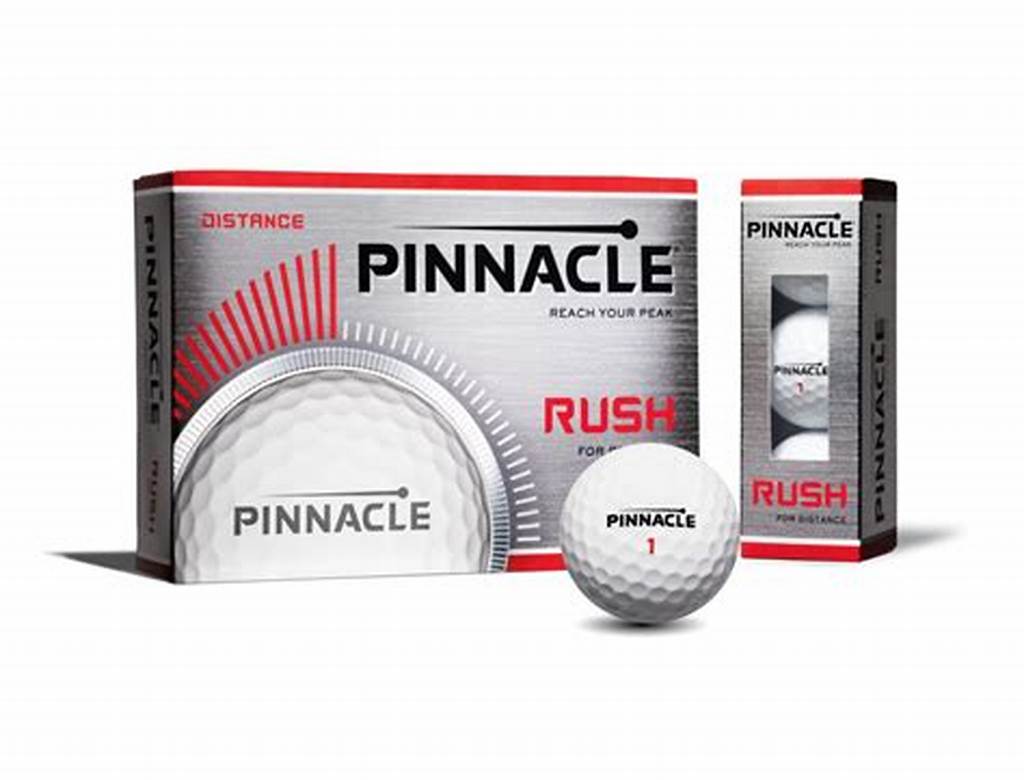 Bóng Golf Pinnacle RUSH WHT 2016 P4034S với hộp đựng 15 quả.