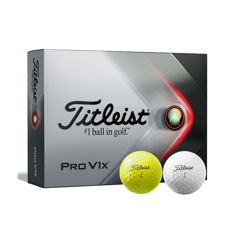 Bóng golf Titleist Pro V1X (New 2017) với thiết kế 328 điểm lõi trên bề mặt bóng.