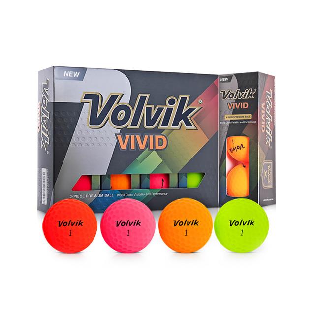 Bóng golf Volvik Vivid (hộp 12 quả)