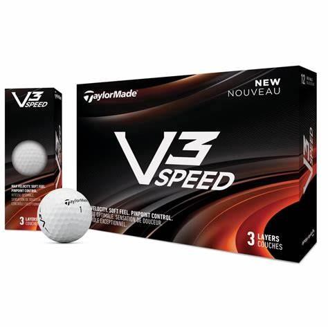 Bóng golf TaylorMade V3 Speed (Hộp 12 quả)