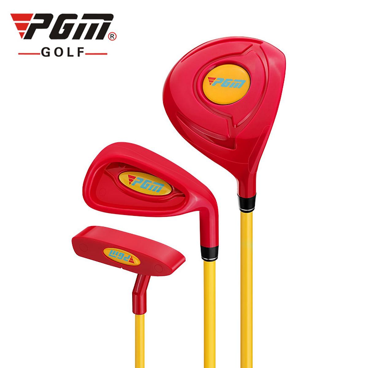 BỘ GẬY NHỰA 3 GẬY CHO BÉ - PGM KIDS PLASTIC GOLF CLUB SET