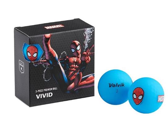 Bóng golf Volvik Marvel Spider Man Pack (hộp 4 quả)